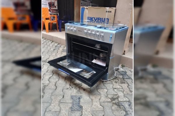 Stylish 90x60 INOX Gas Cooker