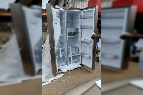 Hisense Elegant Side-by-Side Fridge