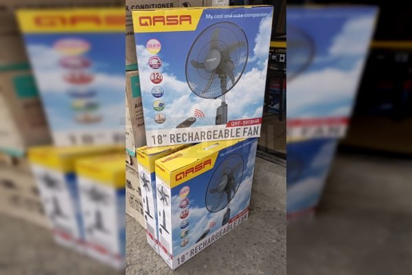 QASA 18" Power-Saving Rechargeable Fans in Benin City