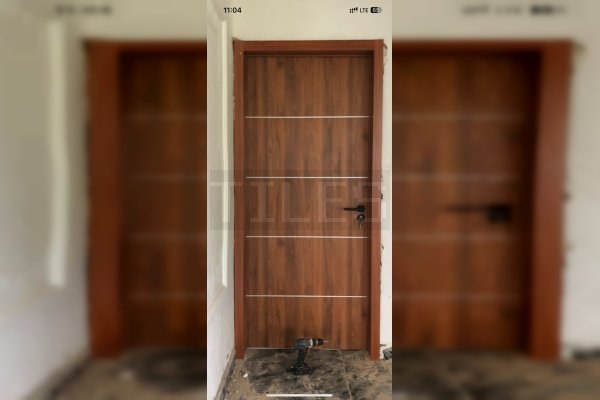 Authentic Hardwood Entryway Elegance in Benin City